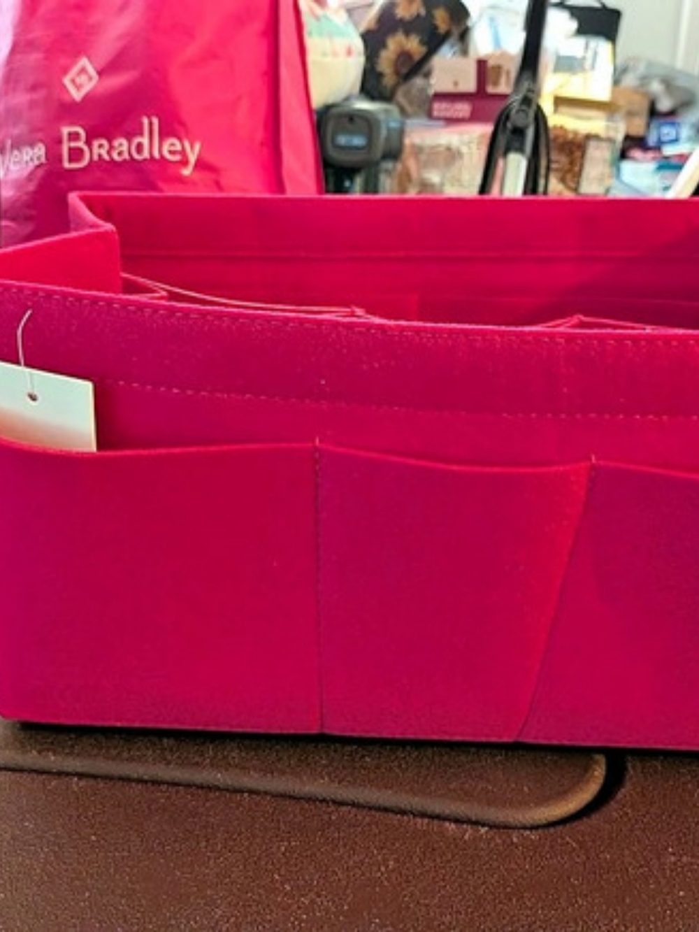 ZTUJO Purse Organizer Insert in Pink NWT